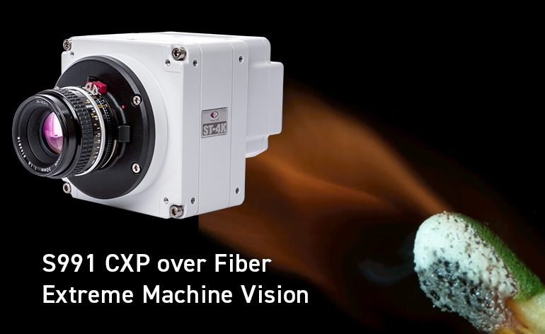 Highspeed Camera with CXP-over-Fiber